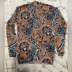 Tory Burch Print Cardigan
